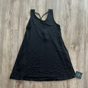 NWT Lulus Black Swing Dress Size Small Scoop Neck